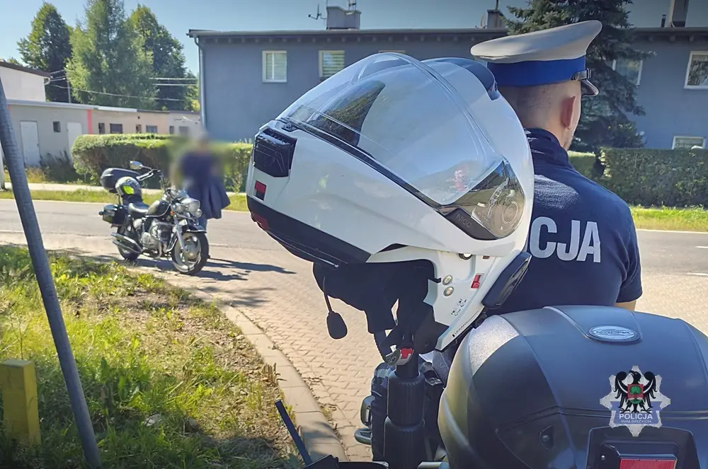 62-latek złamał prawo jeżdżąc motocyklem bez uprawnień