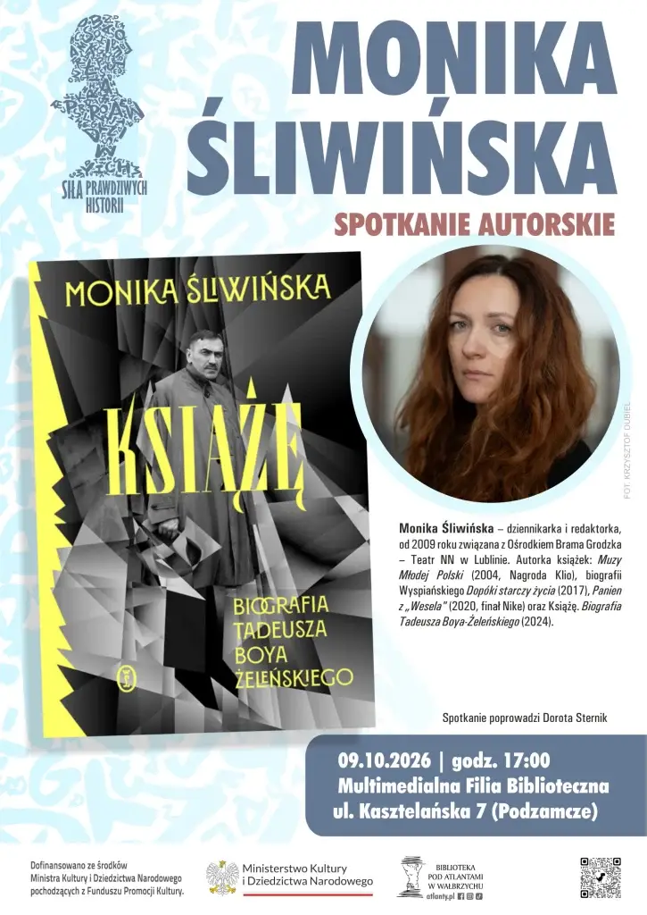 Spotkanie z Moniką Śliwińską w Multimedialnej Filii Bibliotecznej