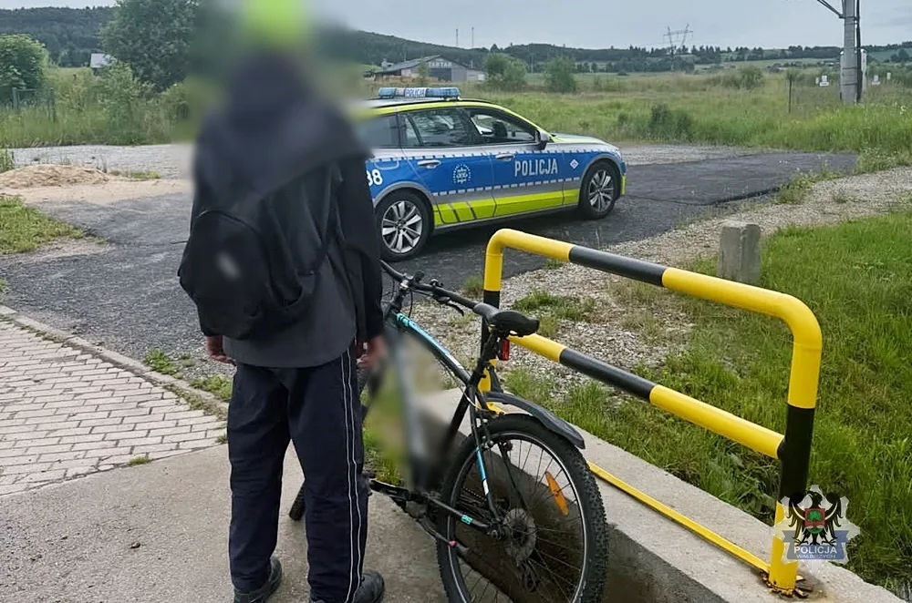 Kontrola rowerzystów w Wałbrzychu: 50-latek z ponad dwoma promilami alkoholu