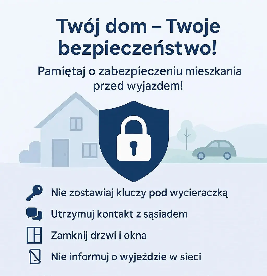 Jak zabezpieczyć dom przed wyjazdem na wakacje