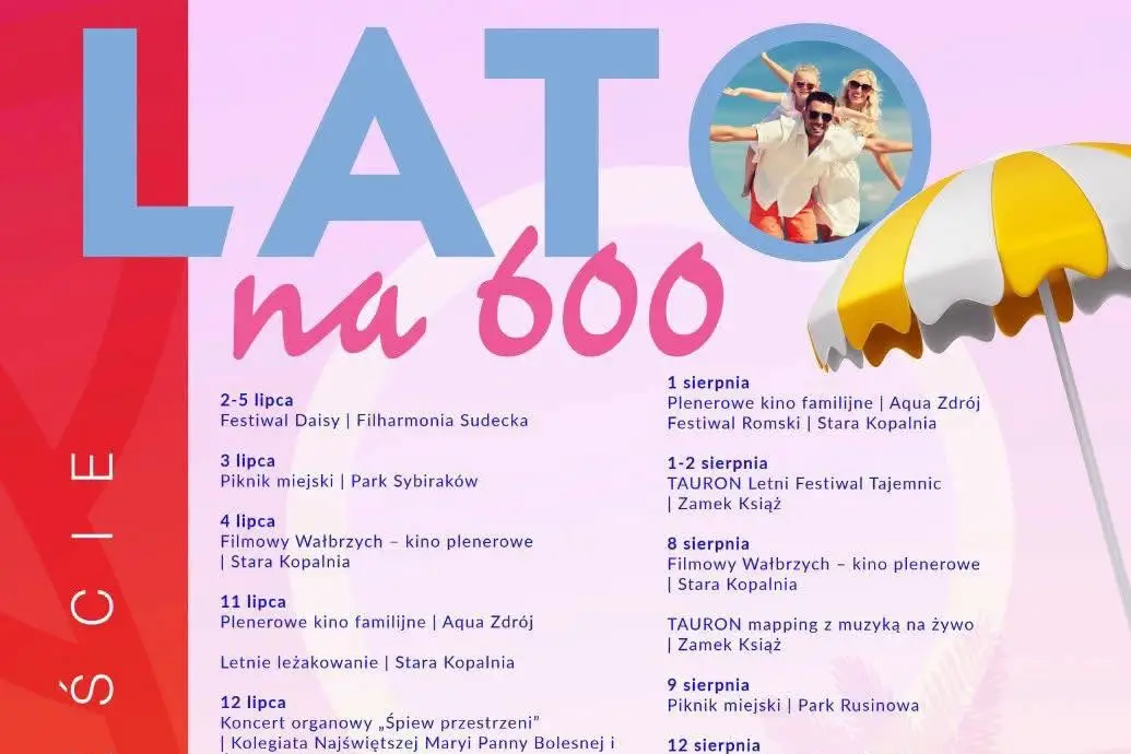 Lato pełne wydarzeń w Wałbrzychu z okazji 600-lecia miasta