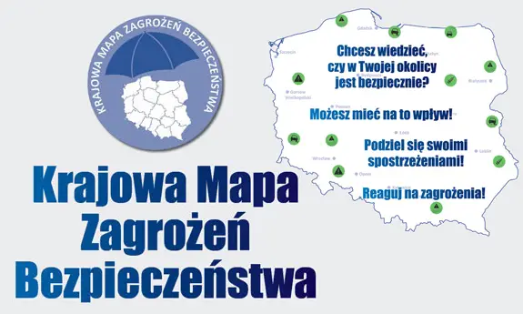 Problemy zgłaszane przez mieszkańców na Krajowej Mapie Zagrożeń Bezpieczeństwa