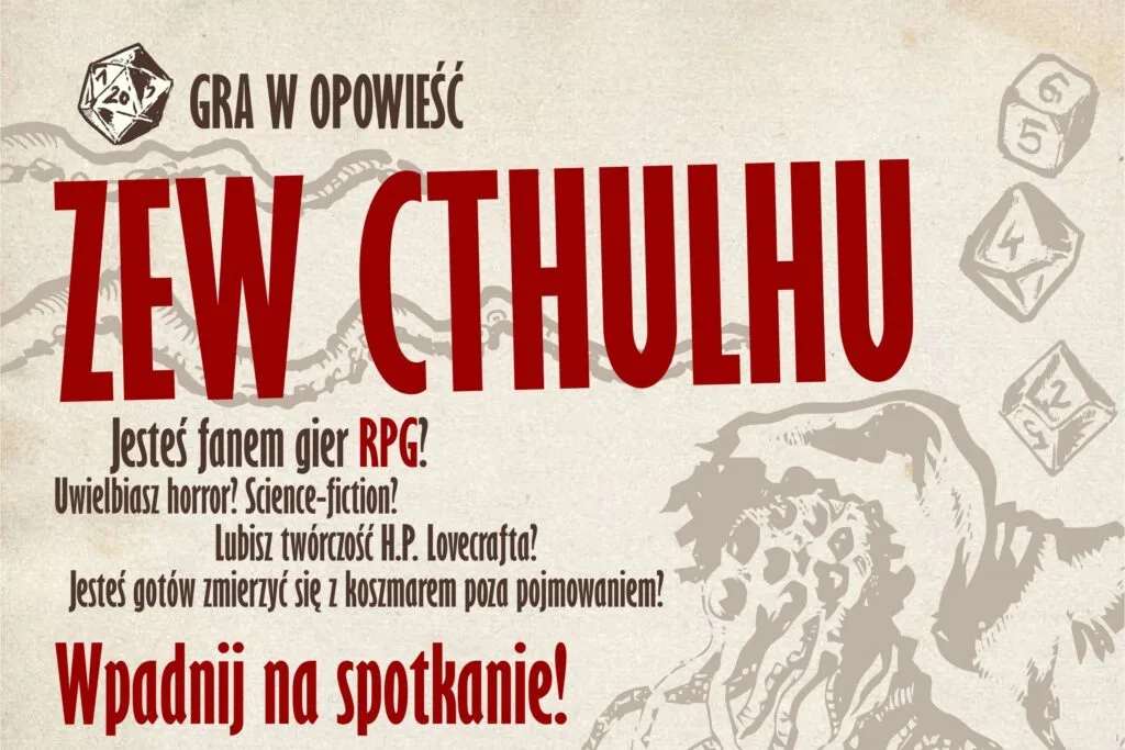 Zew Cthulhu RPG w Multimedialnej Filii Bibliotecznej