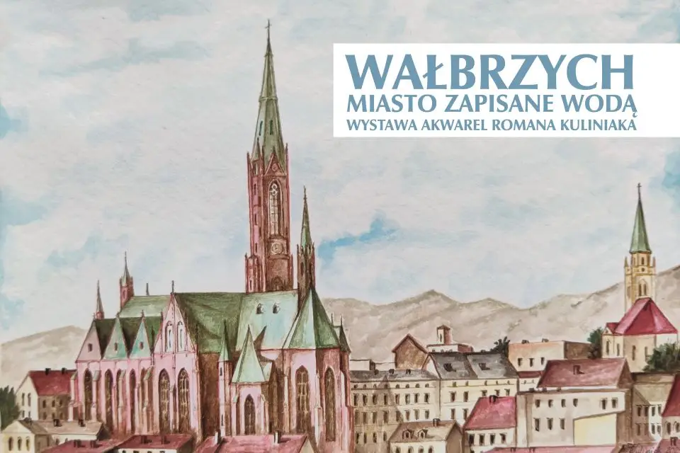 Wystawa akwarel Romana Kuliniaka w Bibliotece pod Atlantami