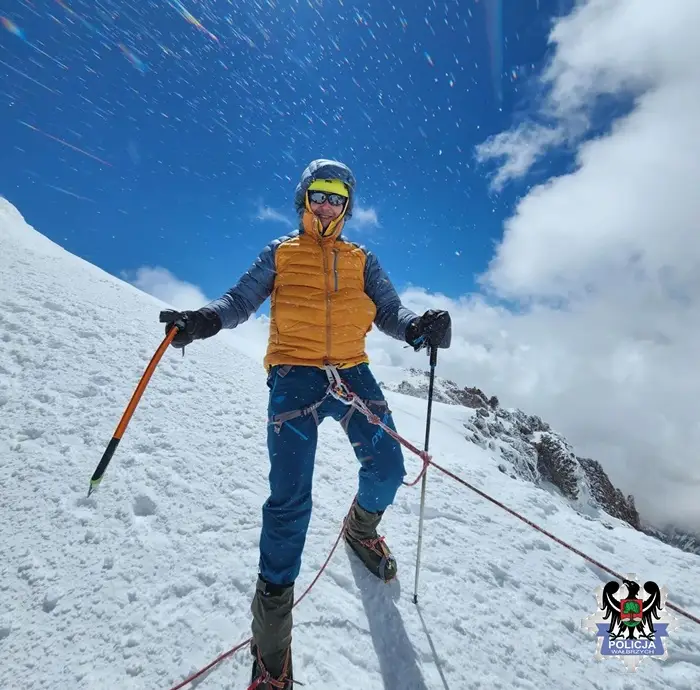 St. asp. Aleksander Sobieraj z sukcesem na Kazbeku (5054 m n.p.m.)