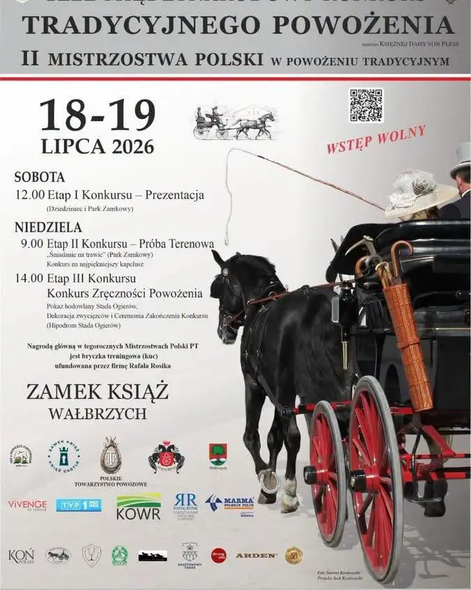 XII Międzynarodowy Konkurs Tradycyjnego Powożenia w Zamku Książ