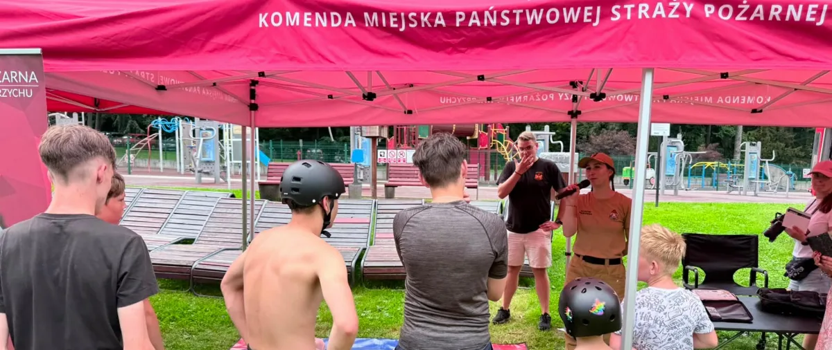 Edukacyjna sobota z wałbrzyskimi strażakami