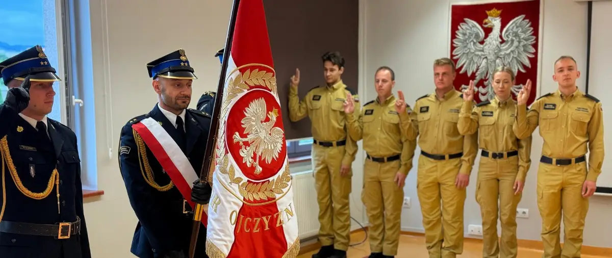 Uroczystość ślubowania i mianowania w Komendzie Miejskiej PSP w Wałbrzychu