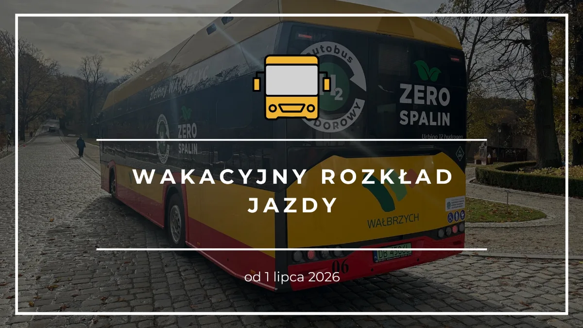 Wakacyjny rozkład jazdy autobusów