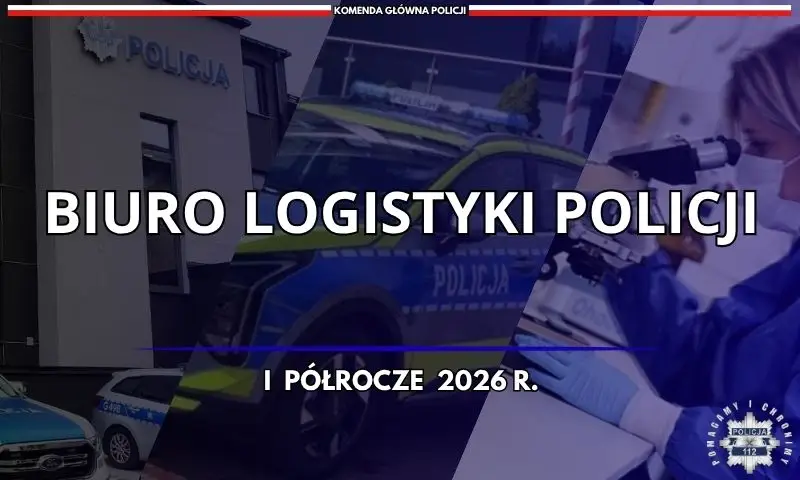 Inwestycje w logistyce Policji w I półroczu 2026 roku