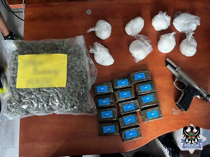 Zatrzymanie wałbrzyskiego dilera narkotykowego z ponad 2,8 kg środków odurzających