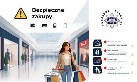 Wskazówki dotyczące bezpieczeństwa podczas zakupów przed rozpoczęciem roku szkolnego