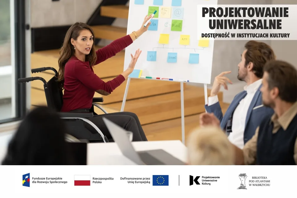 Dostępność w instytucjach kultury: Biblioteka pod Atlantami realizuje projekt