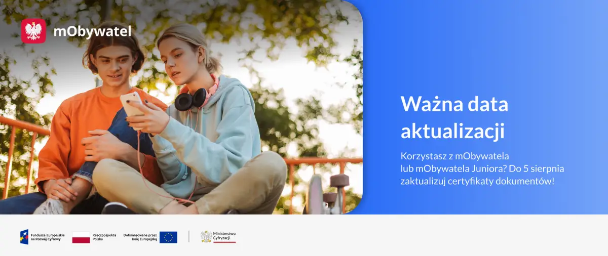 Aktualizacja mObywatela: Użytkownicy mają czas do 5 sierpnia