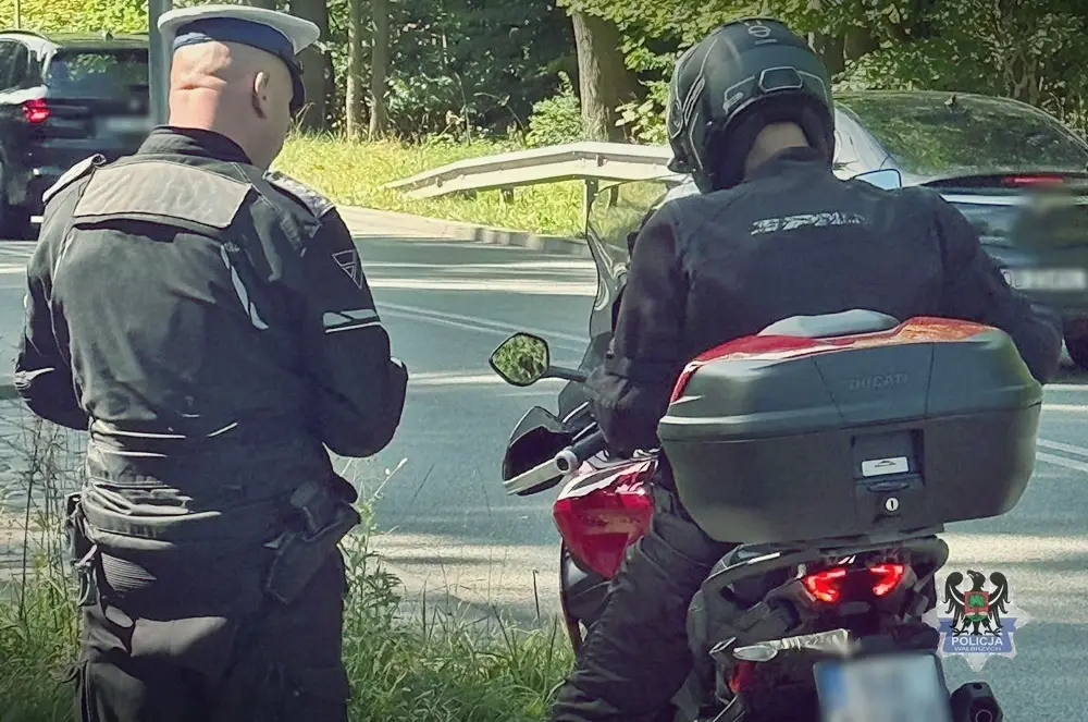 Działania Policji wobec motocyklistów w Wałbrzychu